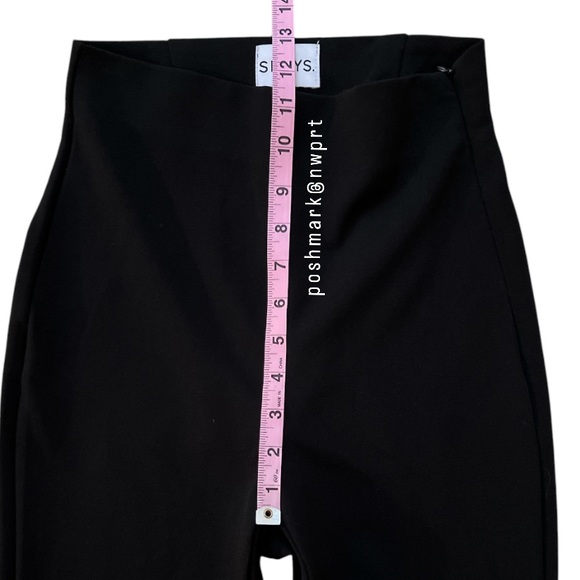 NEW 💯 SNDYS Viola Black High Rise Crepe Pants Flare XS - Picture 6 of 14